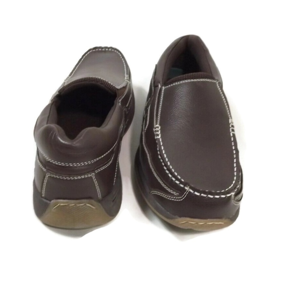 Dr Scholl's Brown Leather Comfort Slip Ons 13D 13